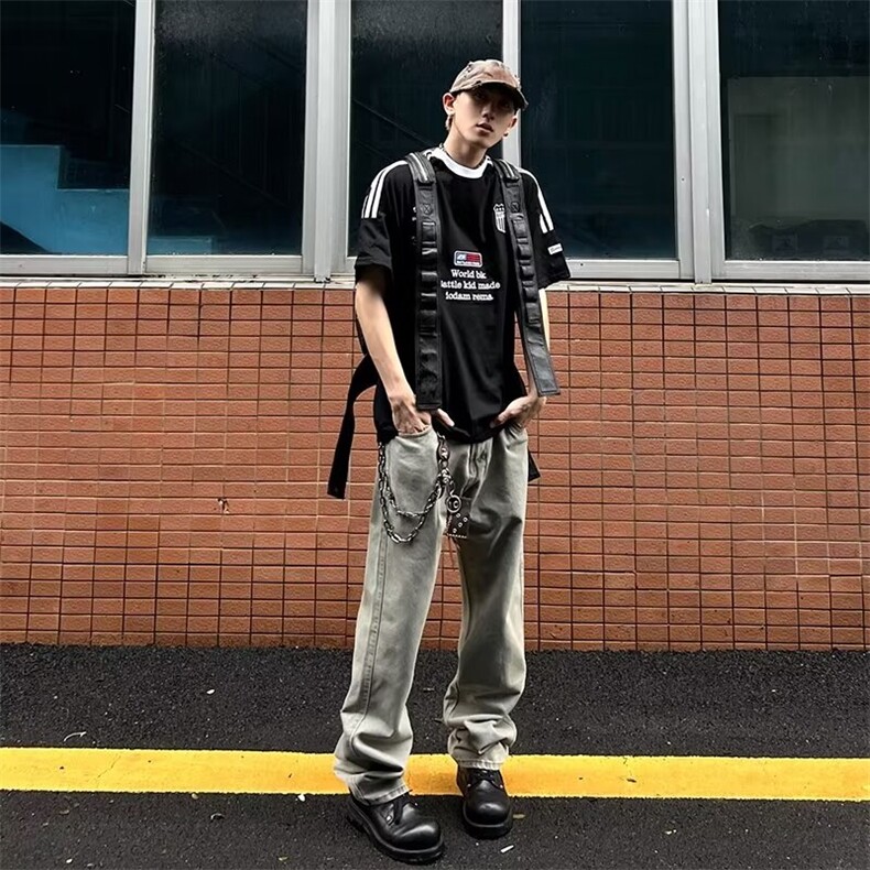 2024美式牛仔裤男款春季长裤潮MK722P43,男装牛仔裤,星座1116-2