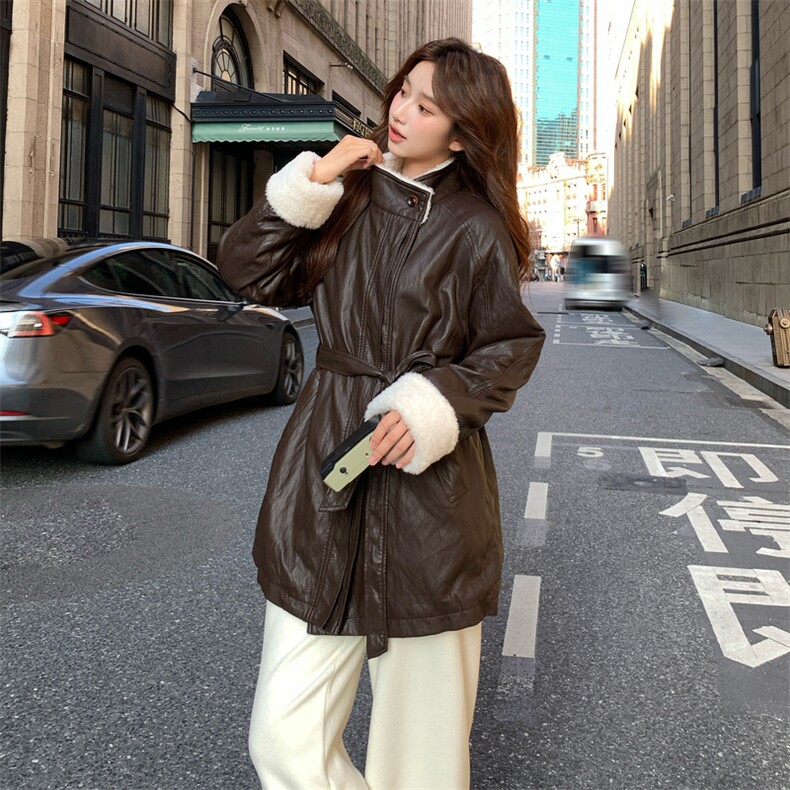 新品5613-P225-K345-羊羔毛皮衣,女装皮衣,2C275