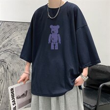 Q11242-P30春夏季七分袖t恤男大码五分袖男短袖中袖大皂风，男装T恤，电商A040