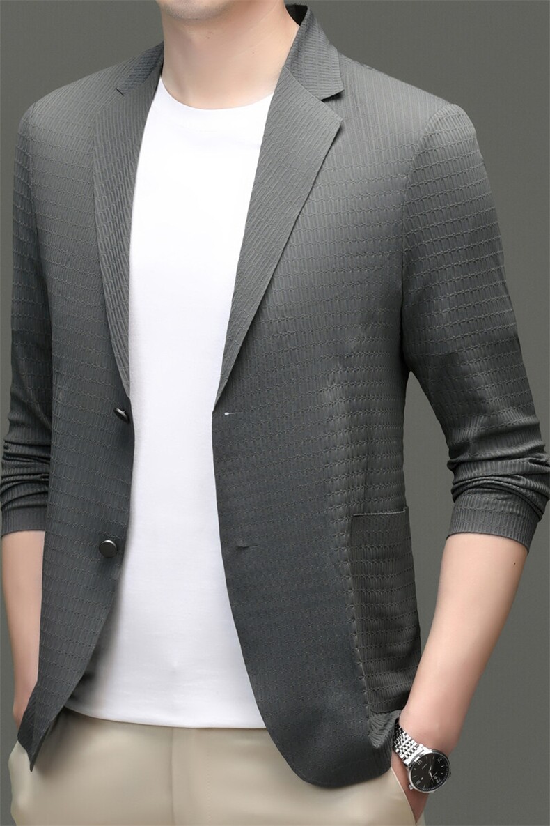 R-XF1013男式春秋新款长袖简约西服休闲商务便服西装单西,男装西服套装,电商B360