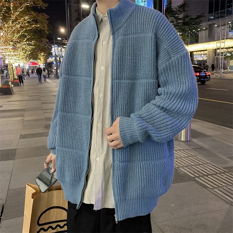 美式街头设计感圆领毛衣男慵懒风休闲针织衫M5020P48,男装针织衫/毛衣,星座1116-2