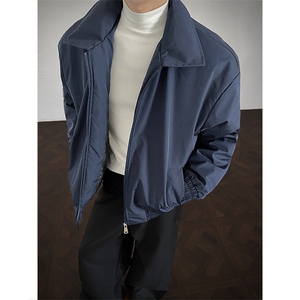 冬装老钱风加棉加厚夹克外套棉服男女翻领棉衣棒球服潮 M813-P65图片