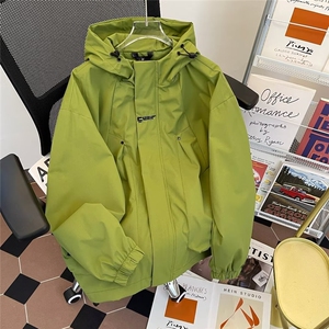 冲锋衣外套男款2025新款春秋潮牌男工装痞帅夹克登山服2374/P53图片