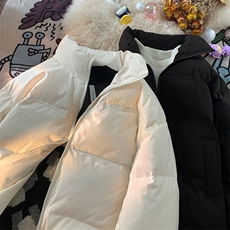 90羽绒服冬季加厚保暖立领短款宽松白鸭绒外套A436-0021-P180，男装羽绒服，电商A436