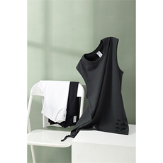230克纯棉重磅破洞背心T恤抖音得物品质-光板也有货-DT908-P25，男装背心/马甲，星座301C-5