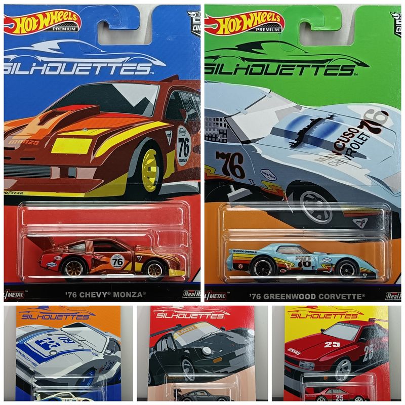 Hot Wheels Car Culture Gold Label Silhouettes Model Cars Hotwheels Silhouettes
