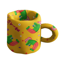 INKI X a tomatoes crocodile and rabbit cup mug styling to contain the pen holders cotton fabric