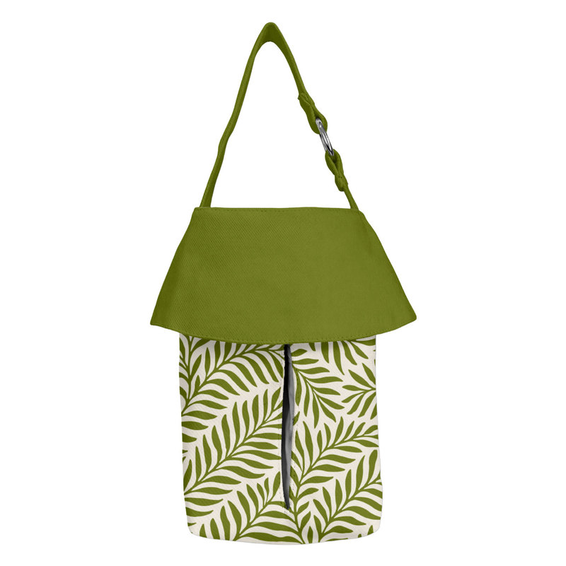 Inki Leaf Shadow Flow Personalized Wall-Mounted Three-Dimensional House-Shaped Tissue Box Creative Tissue Bag for Living Room and Bedroom