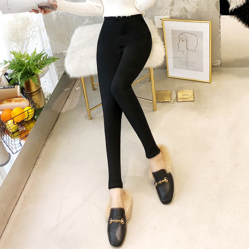 lets diet's new hip magic pants in spring and summer 2022 elastic fit to get slim black pants