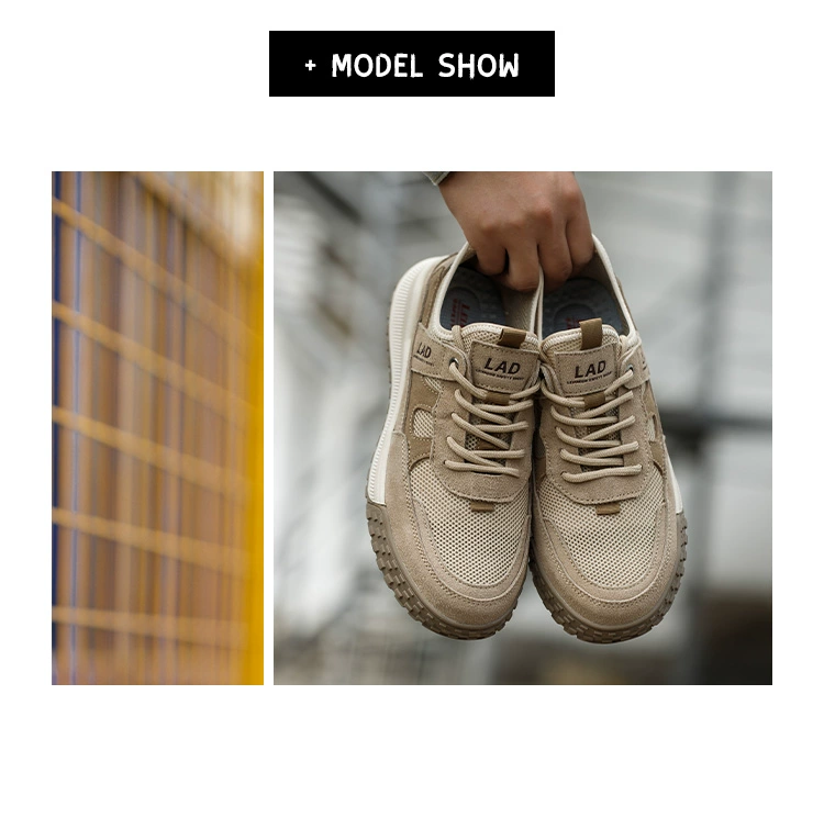 Labor protection shoes for men, winter fashion, steel toe, anti-smash, anti-puncture, breathable, anti-odor, comfortable, soft sole, construction site old protection work