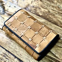 Domestic spot Thai spelled pure leather buckle type retro bus carmen card bag processing model Baye workshop