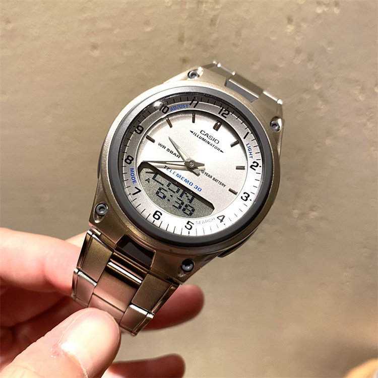 Япония и Южная Корея часы casio卡西欧ft-500wc-5b aw-80v-5b 森林人复古帆布时尚运动手表