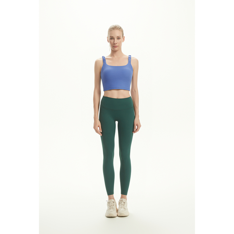 Yiming Women's Fitness Pants for Aerobics, Anti-Roll Yoga Pants, Tummy Control Yoga Leggings, Seamless Yoga Pants 2406