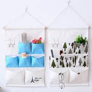 hộp nhựa tròn đựng thực phẩm Lưu trữ lớp học, túi treo, túi lưu trữ, túi treo, vải treo, đèn, ba túi, túi treo, cửa hàng bách hóa nhỏ - Trang chủ hộp đựng mỹ phẩm