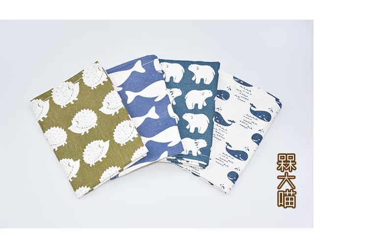 2 cái của phim hoạt hình in ấn cotton linen placemat vải duy nhất đôi dày cách nhiệt khăn ăn sinh viên phương tây khăn trải bàn