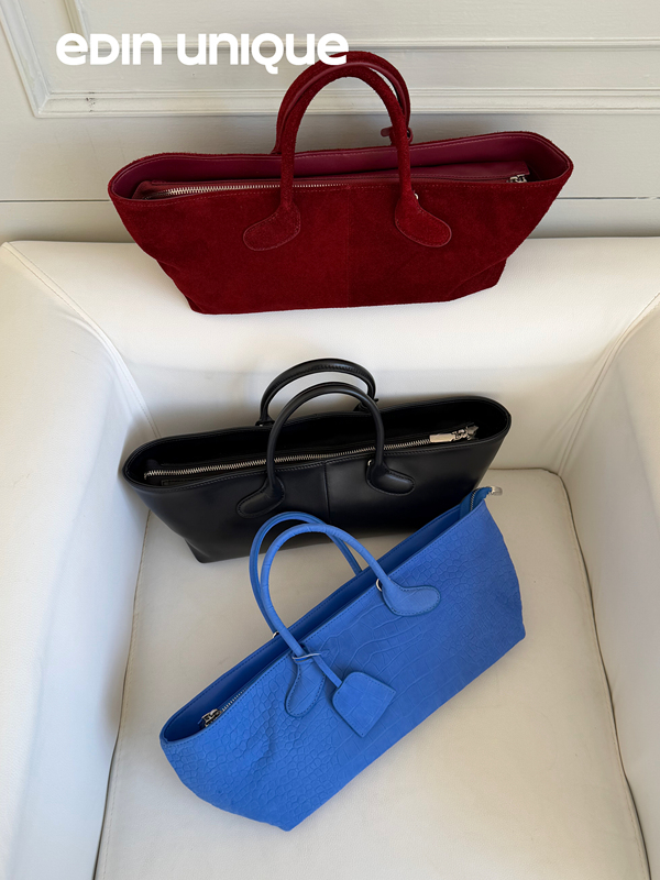 A Unique Designer Leather Handbag with a High-End Feel, Simple, Stylish, Versatile, Single-Shoulder and Crossbody Bag for Women