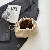 Летняя сумка через плечо, маленькая небольшая сумка, серебряная цепь, изысканный стиль, на цепочке