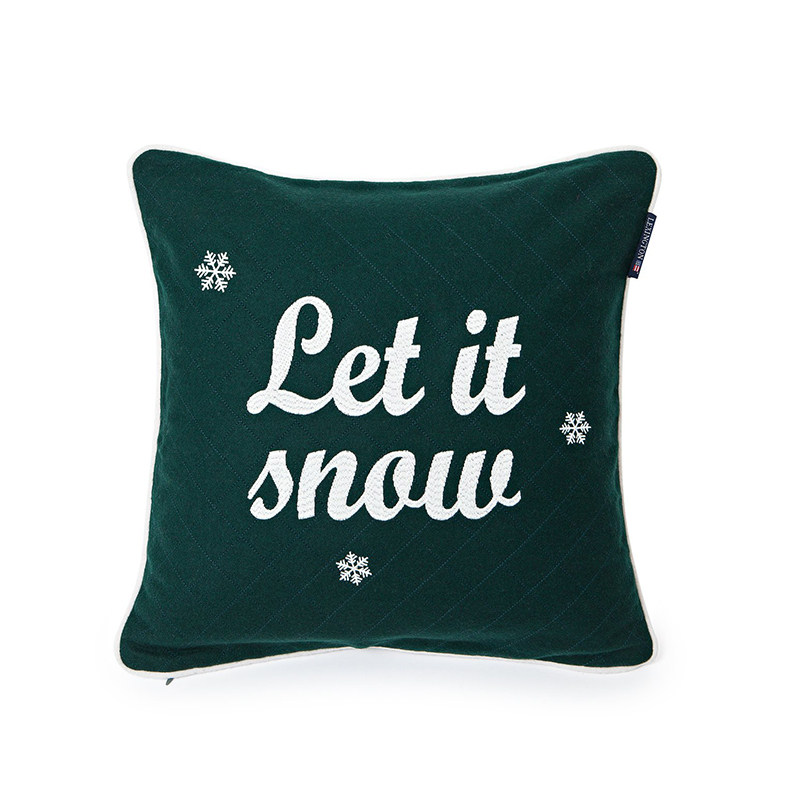 Lexington India imported holiday green snow cushion Christmas gift waist pillow pillow