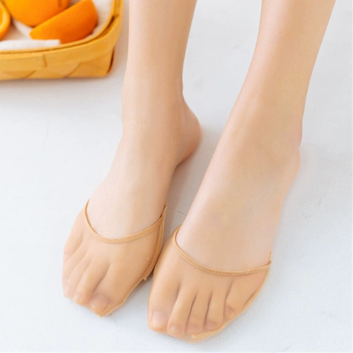 Белые дышащие нескользящие защитные носки для пальцев на ноге