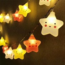 Trunk decoration stall light Night market small lantern USB charging decorative light string net red battery flash light