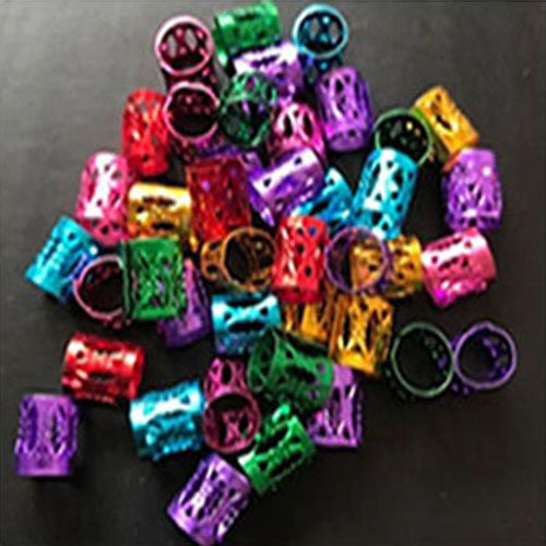 Wig jewelry ring, hair ring, hair buckle, twisted braid spring braid, hollow braid hair extension ring, dirty braid decorative ring 10 pieces