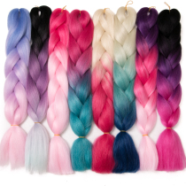 wig Dirty braid hair rope for men and women gradient hip hop fake braid bag 5 pack foreign trade The wig Dirty braid
