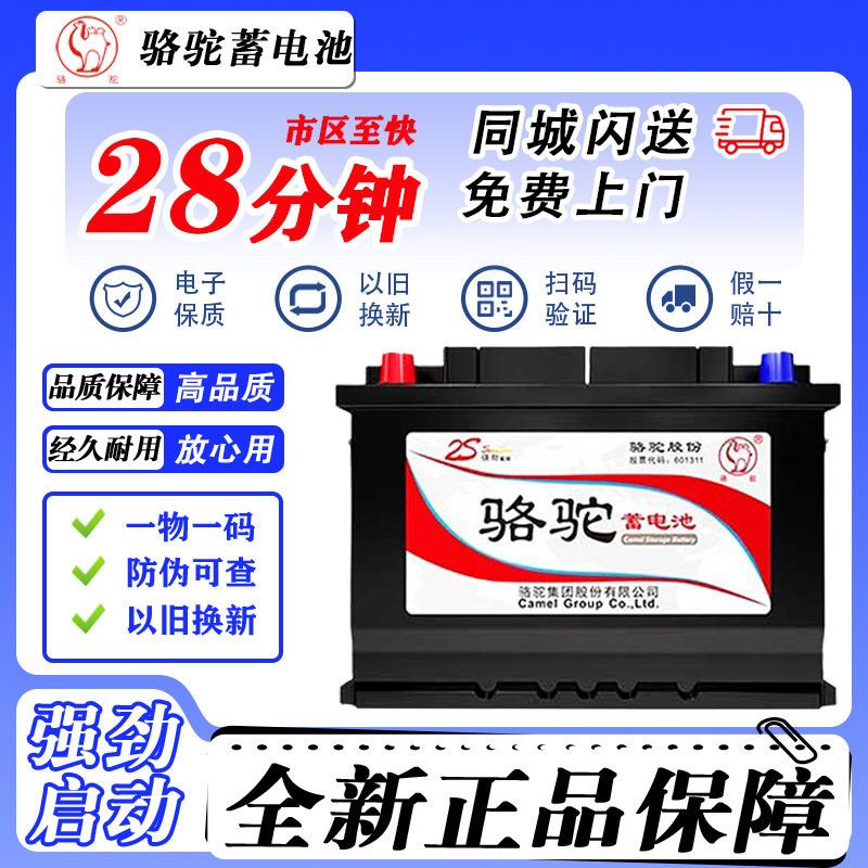 Аккумулятор Camel battery 12v45 для запуска тележки с оригинальным аккумулятором 55B24