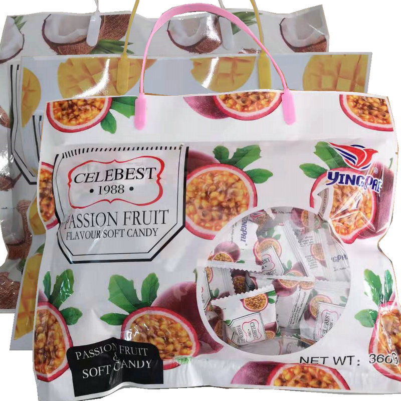 UK YINGAPI Fruit Soft Sugar Coconut Mango Peppers with Festive Candy 360g Two sacks 