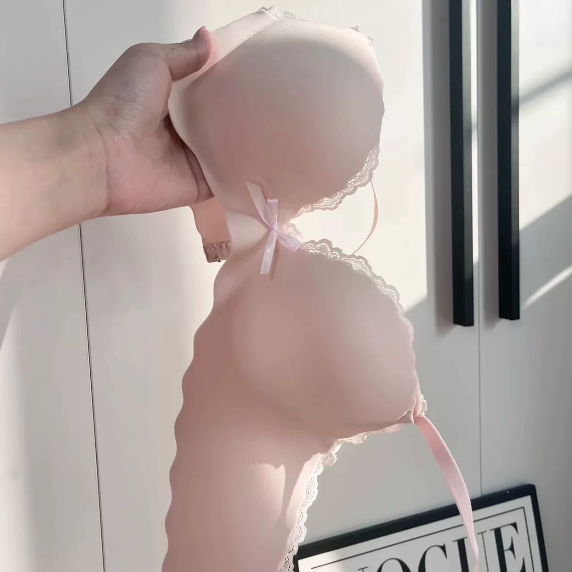 Бюстгальтер push-up из кружева без проводов, милый