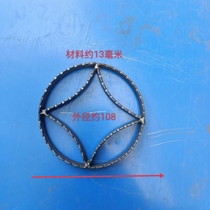 Iron circle iron door decoration welding circle iron magnolia flower copper coin flower window guard accessories guardrail pattern flower