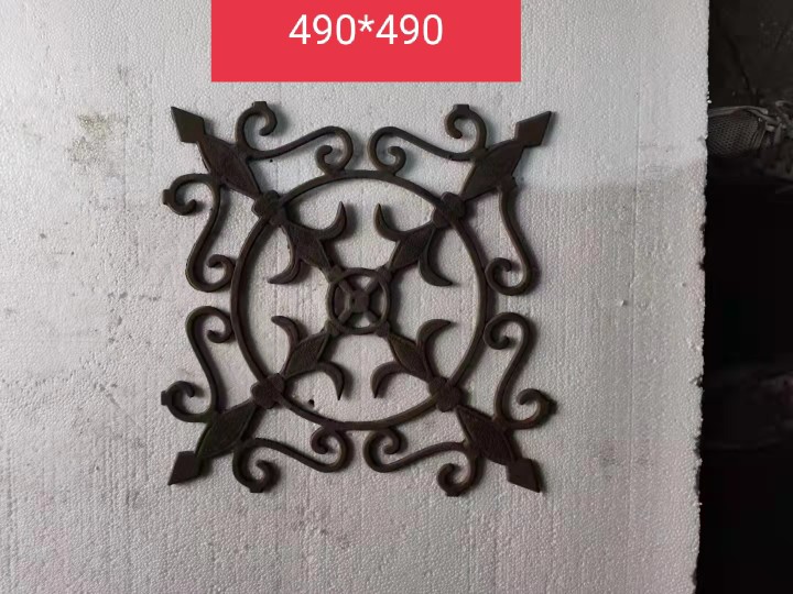 Iron door accessories center flower accessories park iron accessories double door iron accessories European style flowers