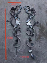 Wrought iron door decoration iron door head decoration material wrought iron door decoration accessories iron flower welding flower plate iron pattern decoration