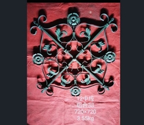 Wrought iron flower stand accessories railing decoration balcony European iron flower iron style fence gate outdoor collection stairs