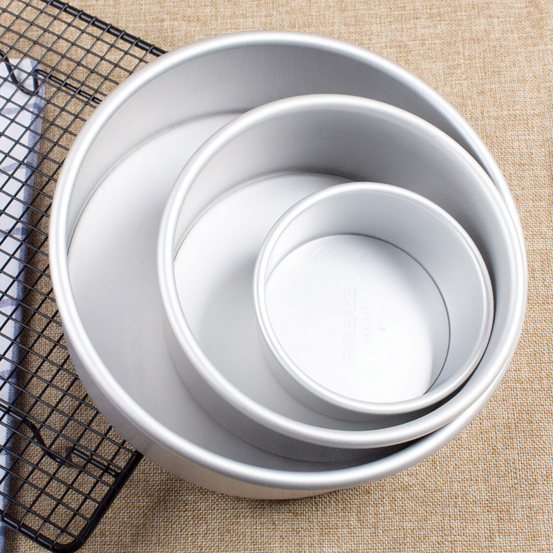 American polyester Chiffon cake mold 4 6 8 10 684 inch live bottom cake embryo baking tool set