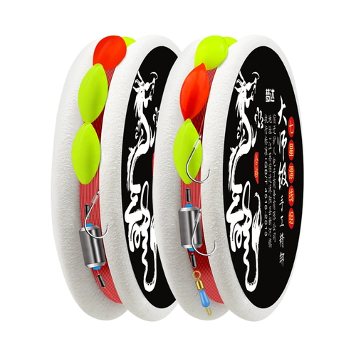 Традиционный набор рыбацкой рыбалки из QIXING Drifting Group Grain Duble Krish Рыбалка с одним крюком рыбной рыбы плавающей рыбной линии рыбной крючки.