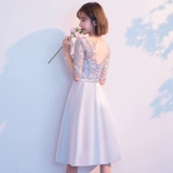 Платье подружки невесты, вечернее платье, летняя юбка, изысканный стиль, длина миди