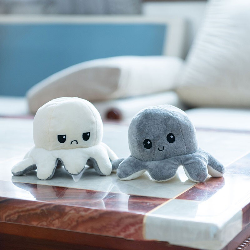 Игрушка 1pcs reversible octopus plushie fidget toy flip plush toys OTHER