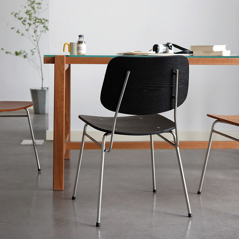 minimore) Friday Dining Chair) Nordic Japanese Modern Simple Net Red Home Dining Table Solid Wood Back Chair - Taobao