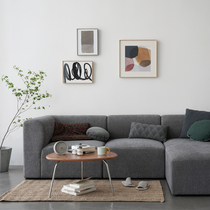 minimore )Meta sofa) Nordic Japanese style modern minimalist living room small apartment corner fabric module