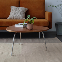 minimore) rice dumpling coffee table) Nordic Japanese modern minimalist small apartment living room solid wood light luxury ins style