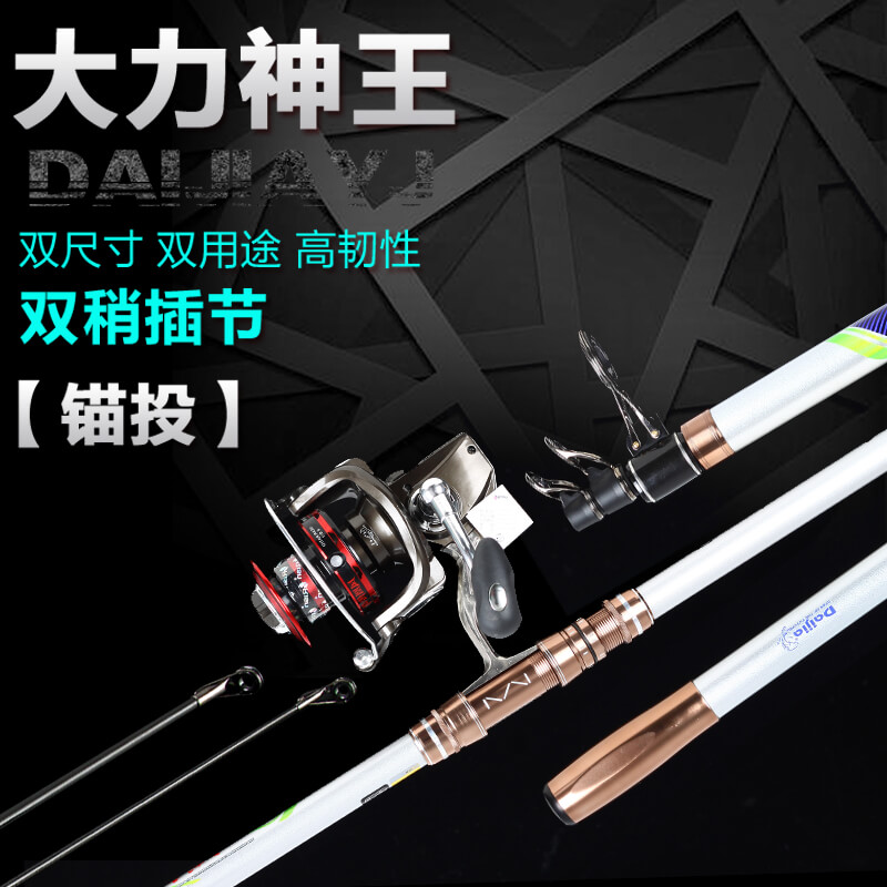 Dai's flagship Hercules King anchor rod super hard anchor fishing rod sea rod throwing rod sea rod throwing rod fishing rod insert double tip