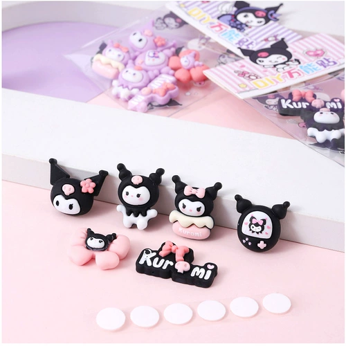 Трехмерная мультяшная наклейка, трехмерные универсальные наклейки, 3D, не оставляет следов