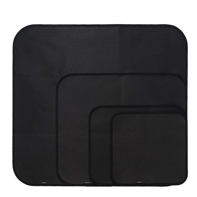 Outdoor camping silicone fireproof mat picnic barbecue insulation mat flame retardant mat high temperature fire extinguishing blanket fiberglass cloth