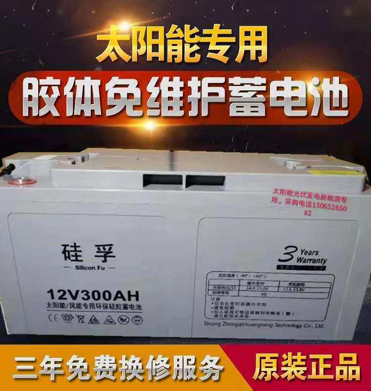 Solar 12V300AH colloidal battery 220v large capacity RV street lamp power generation system ups battery - Taobao