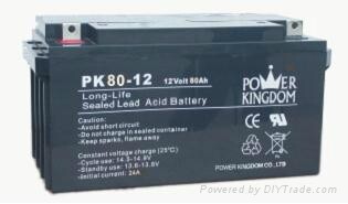 Triple Force Storage Battery PK80-12 Yu Optical Storage Battery 12v80AH Newsletter UPS Power Supply Battery