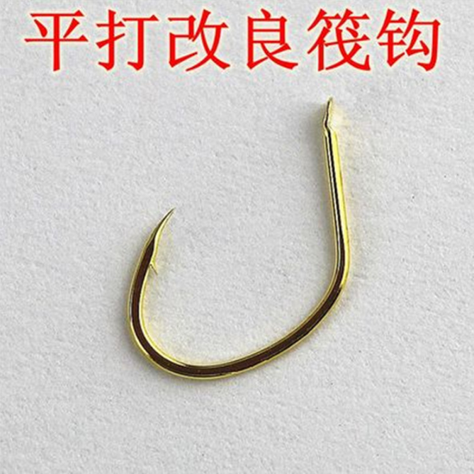 Japanese import raft fishing raft fishing golden fishing hook microlead fishing has a bark hook of 10 small number 34