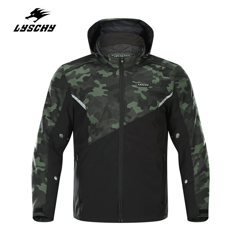 LYSCHY thunder wing motorcycle four seasons riding clothes Men's and women's casual waterproof warm motorcycle fall jacket jacket