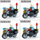 Chinese Building Blocks Police Special Forces Military Figures Swat Mini Figures Police Car Assembly Toy for 6-Year-Old Boys Motorcycle Toy 9