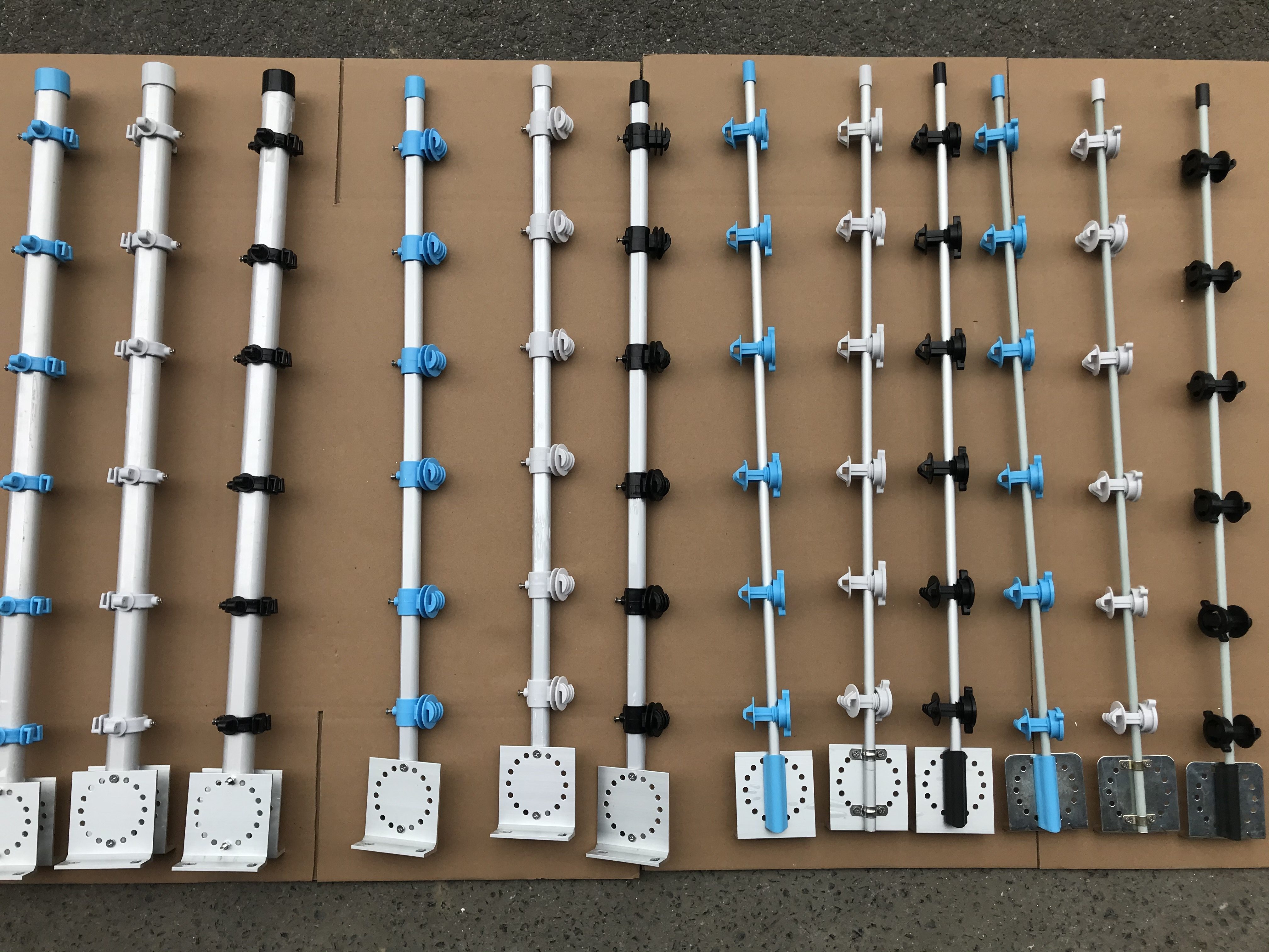 Electronic fence aluminum alloy stainless steel intermediate rod bearing rod custom terminal rod full set of new accessories