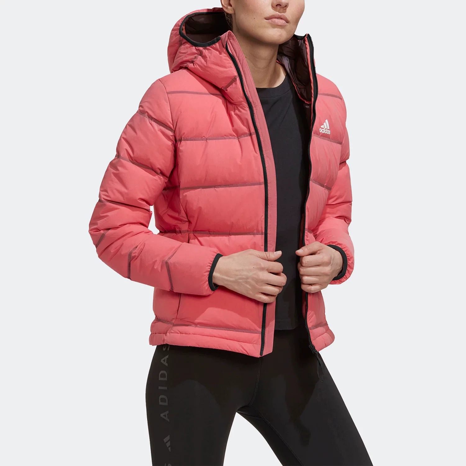Женская пуховая куртка Adidas с подлинной спортивной отделкой по сниженной цене HG8715 [Новый азиатский код]